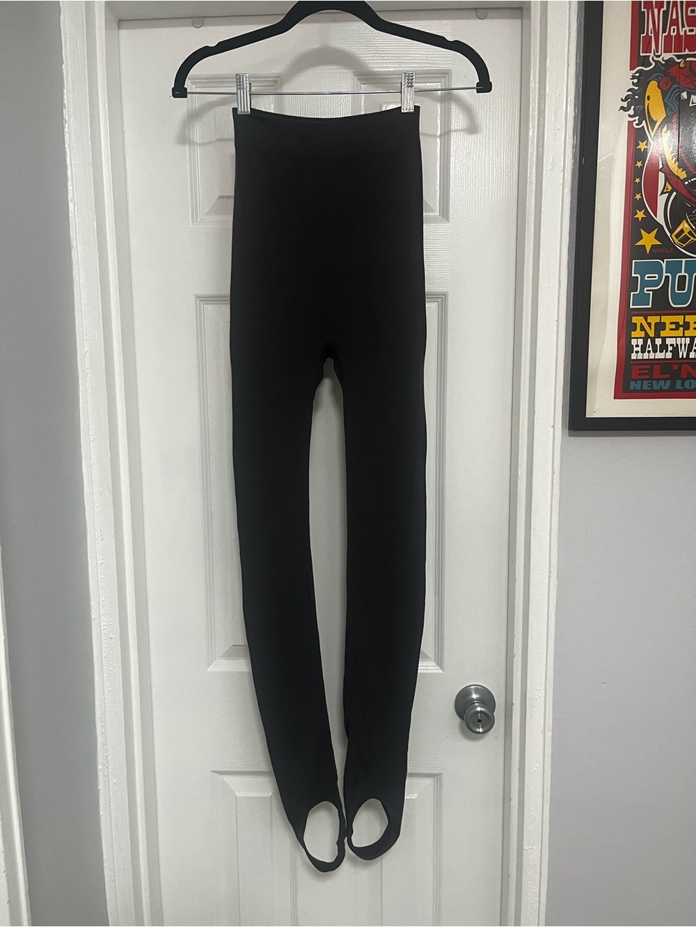 ZARA NWOT Stirrup Leggings - DARK BROWN